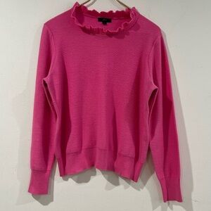 J.Crew Womens Sweater Size Large 
Hot Pink  Casual